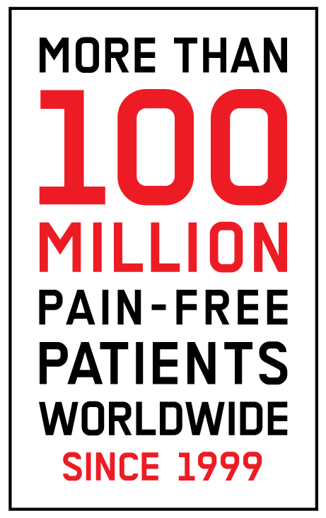 more than 100 million pain-free patients worldwide since 1999 ems electro medical systems